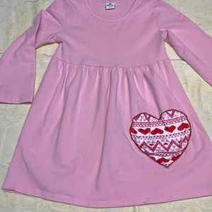 Pink heart dress